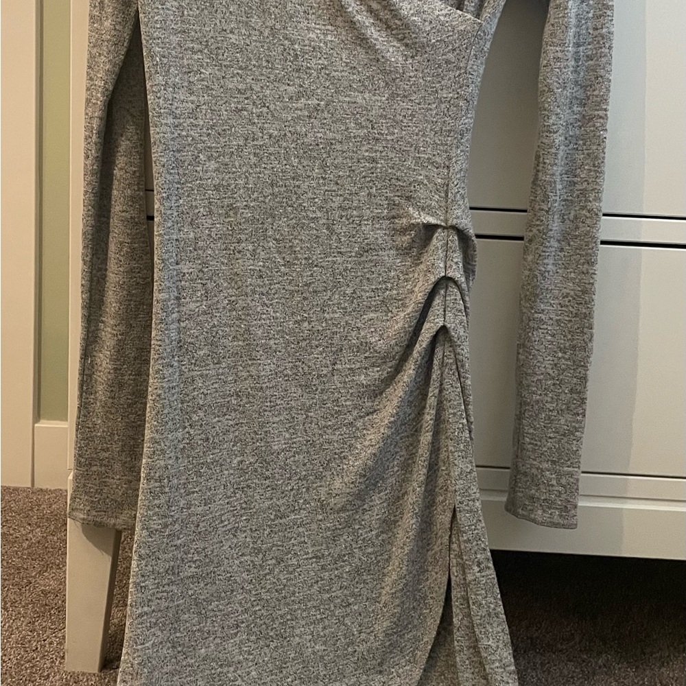 Wilfred Asymmetrical Gray Dress